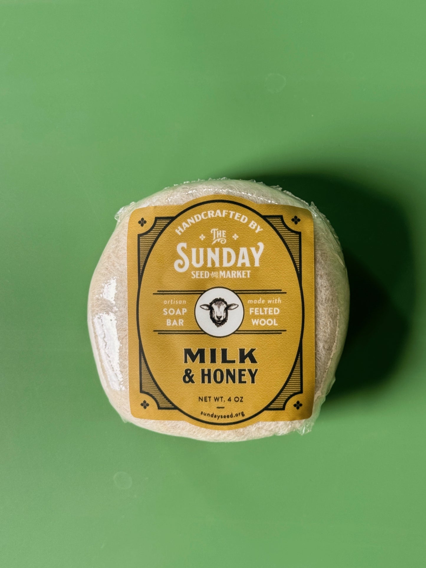 Goat's Milk Felted Soap Bar