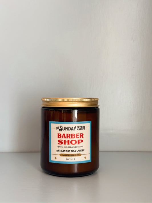 Barber Shop Candle