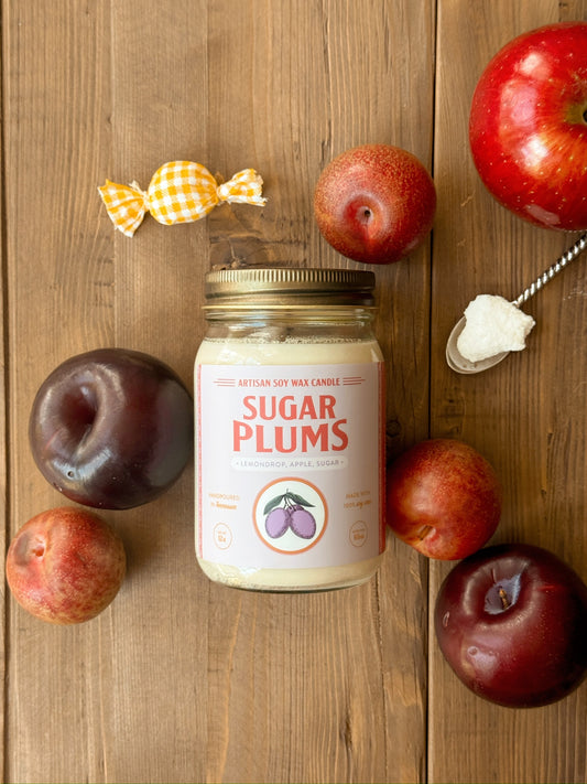 Sugar Plums Large Candle