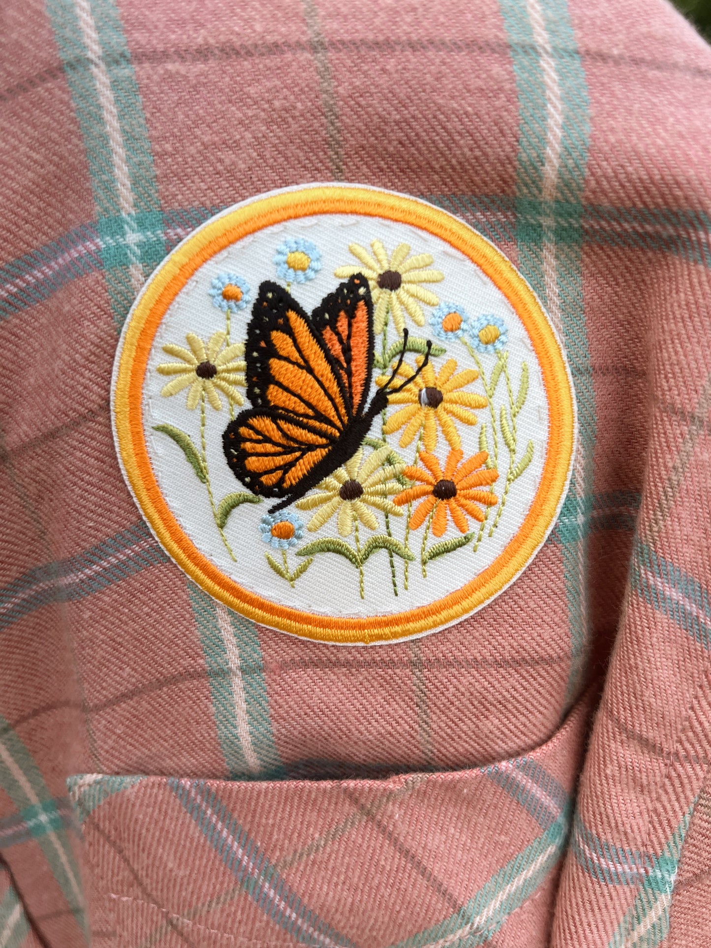 Butterfly Patch Flannel