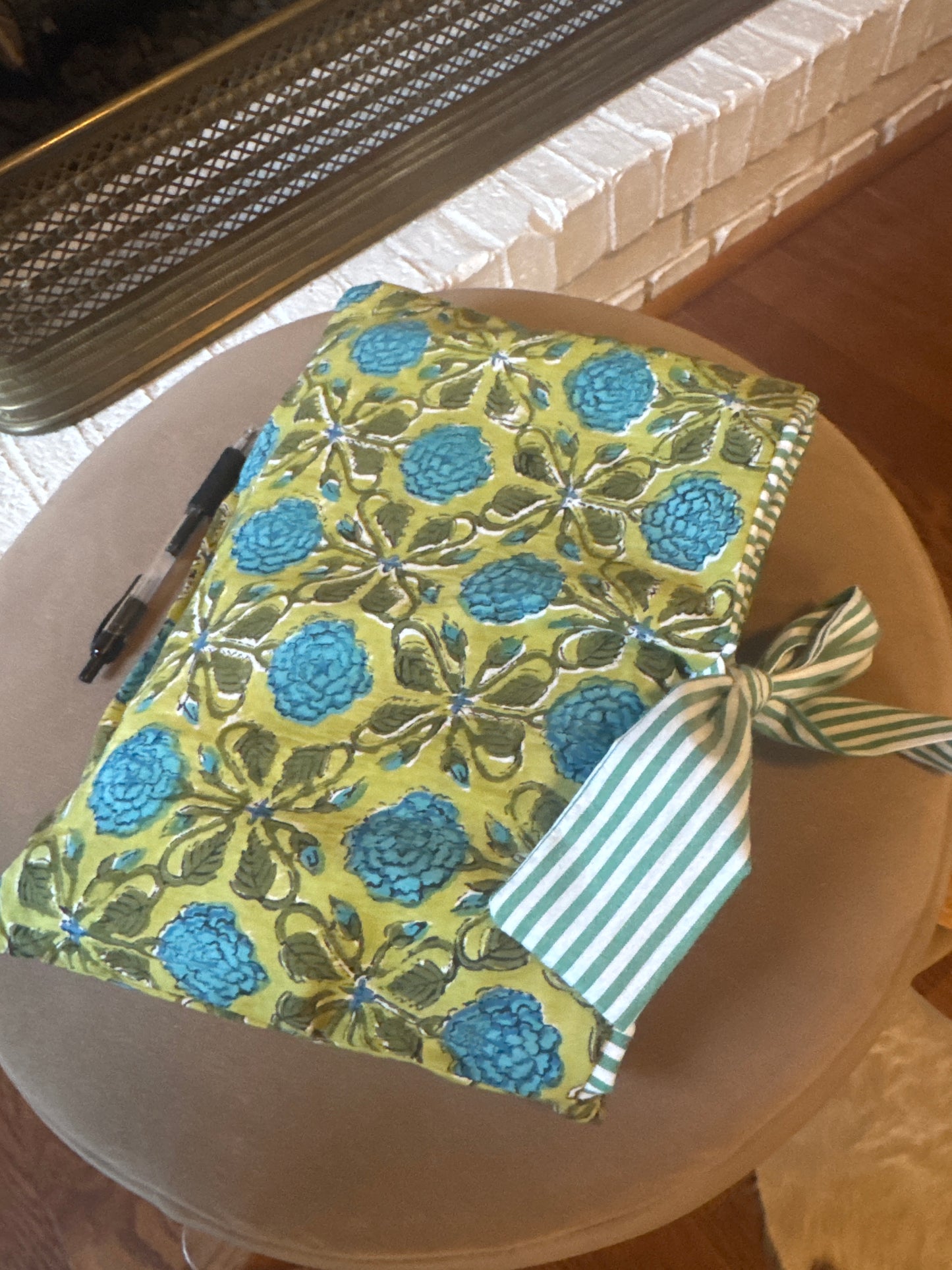 Quilted Book Cover & Cross Bookmark Bundle
