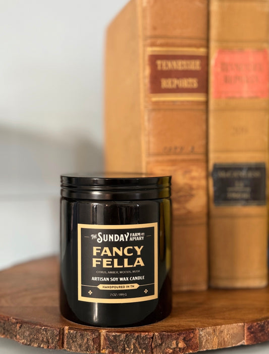 Fancy Fella Farmhouse Jar Candle