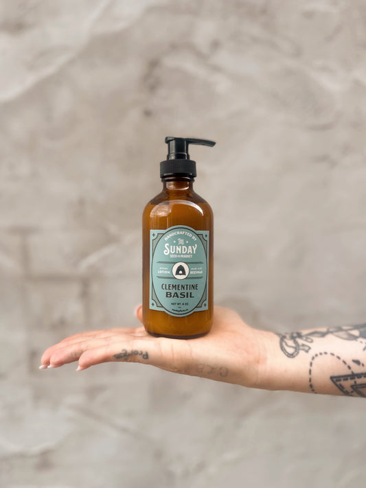 Clementine Basil Beeswax Lotion