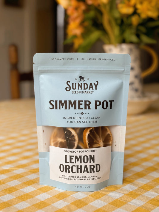 Lemon Orchard Simmer Pot | Lemon Rosemary Peppercorn