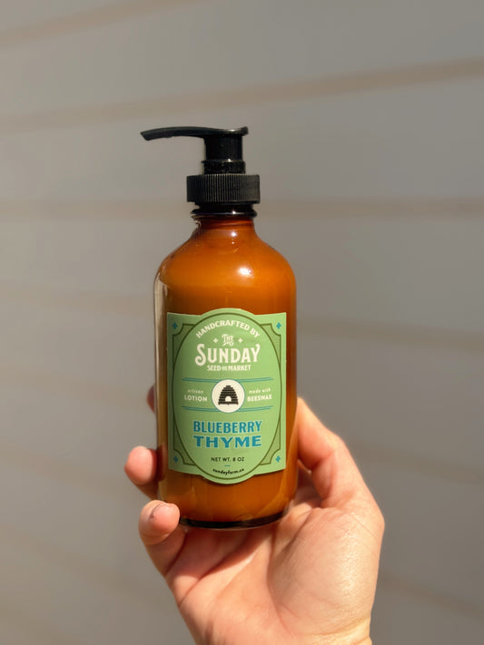 Blueberry Thyme Beeswax Lotion