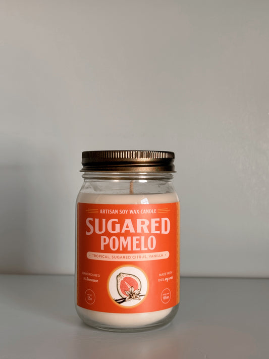 Sugared Pomelo Large Candle