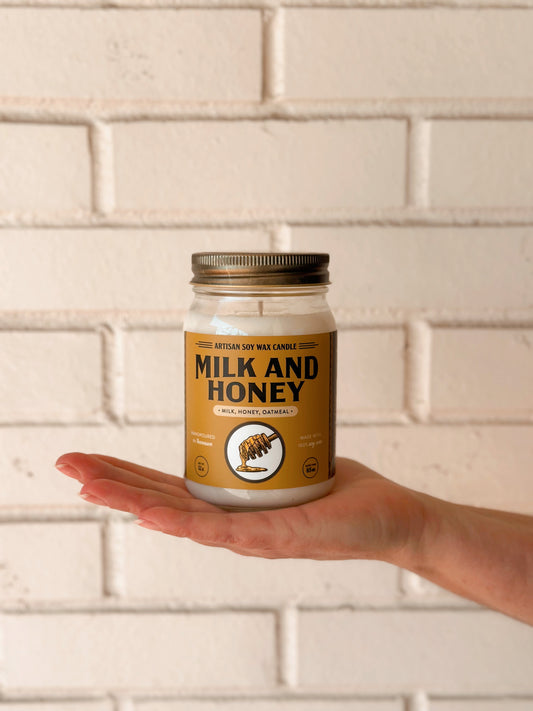 Milk & Honey Large Candle