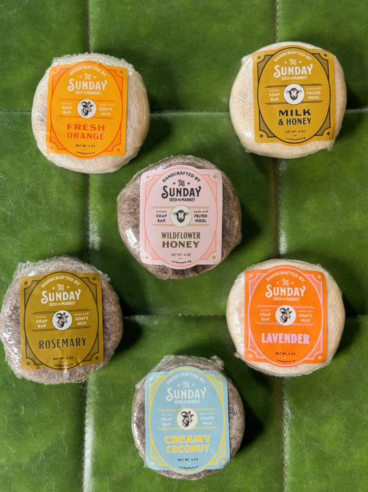 Rosemary Felted Soap Bar