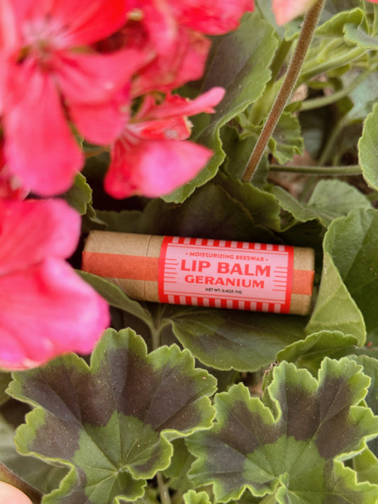 Geranium Beeswax Lip Balm