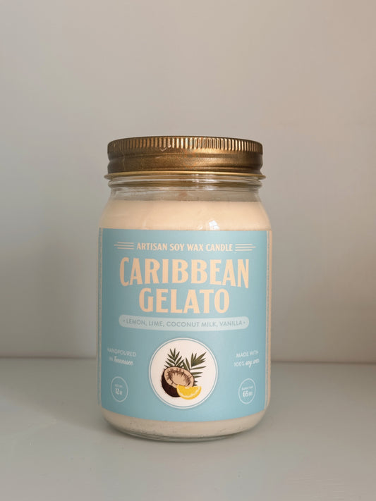 Caribbean Gelato Large Candle