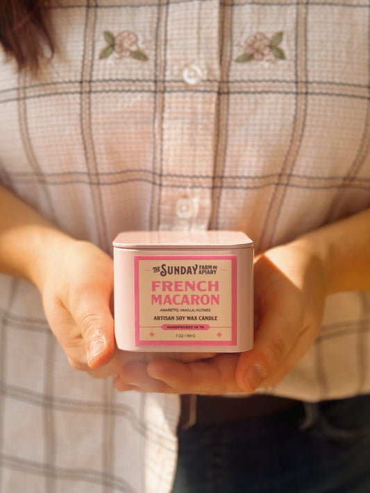 French Macaron Candle