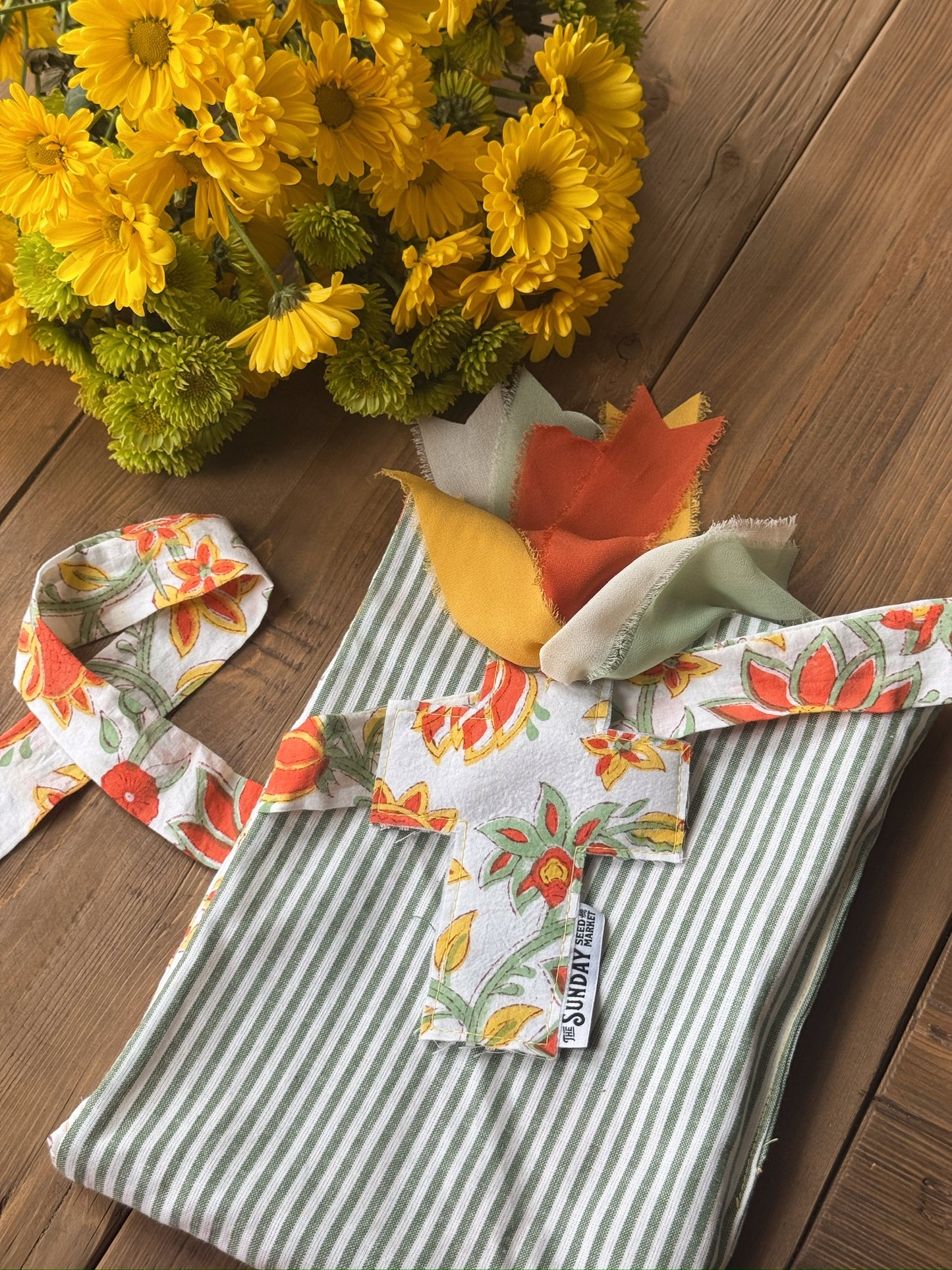 Quilted Book Cover & Cross Bookmark Bundle
