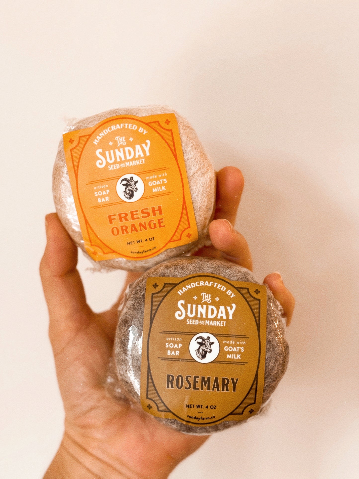 Goat's Milk Felted Soap Bar