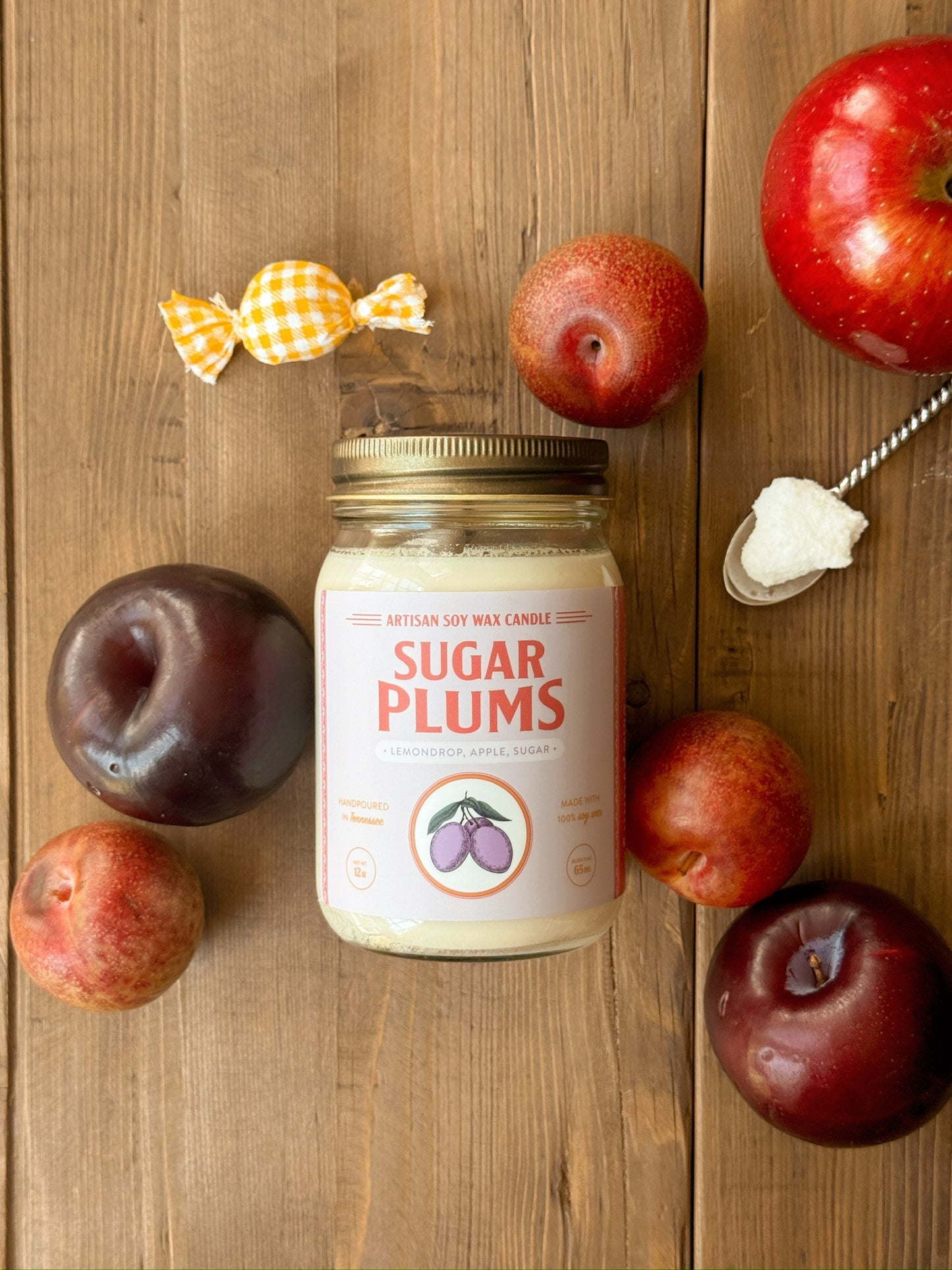 Sugar Plums Large Candle