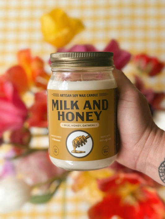 Milk & Honey Large Candle
