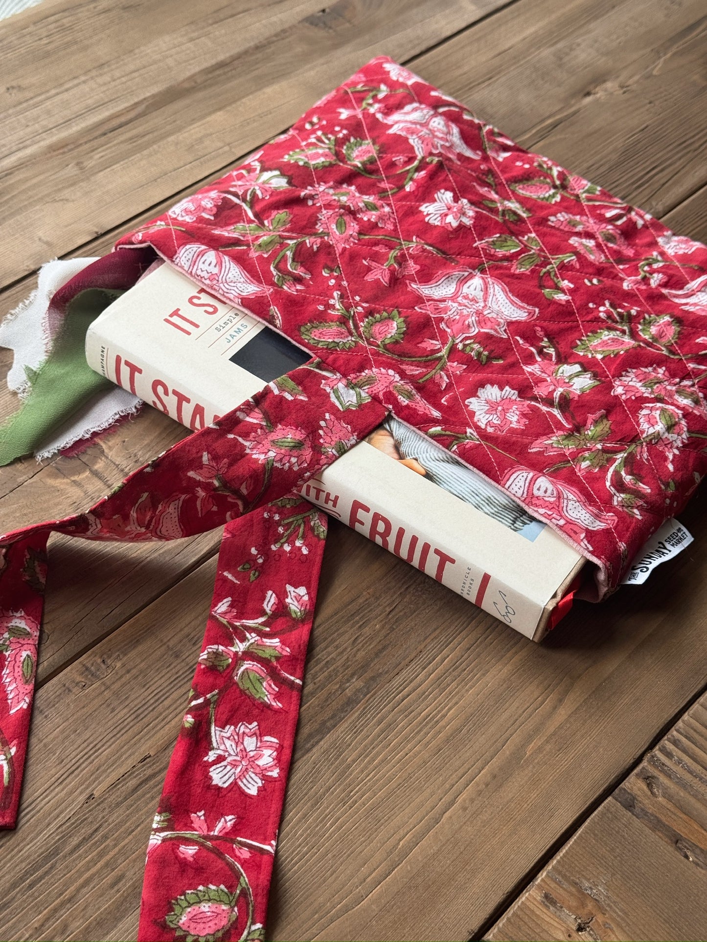 Quilted Book Cover