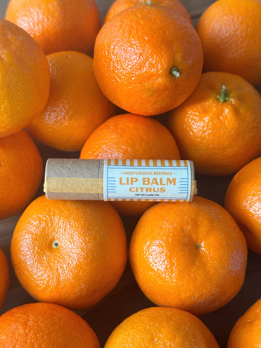 Citrus Beeswax Lip Balm