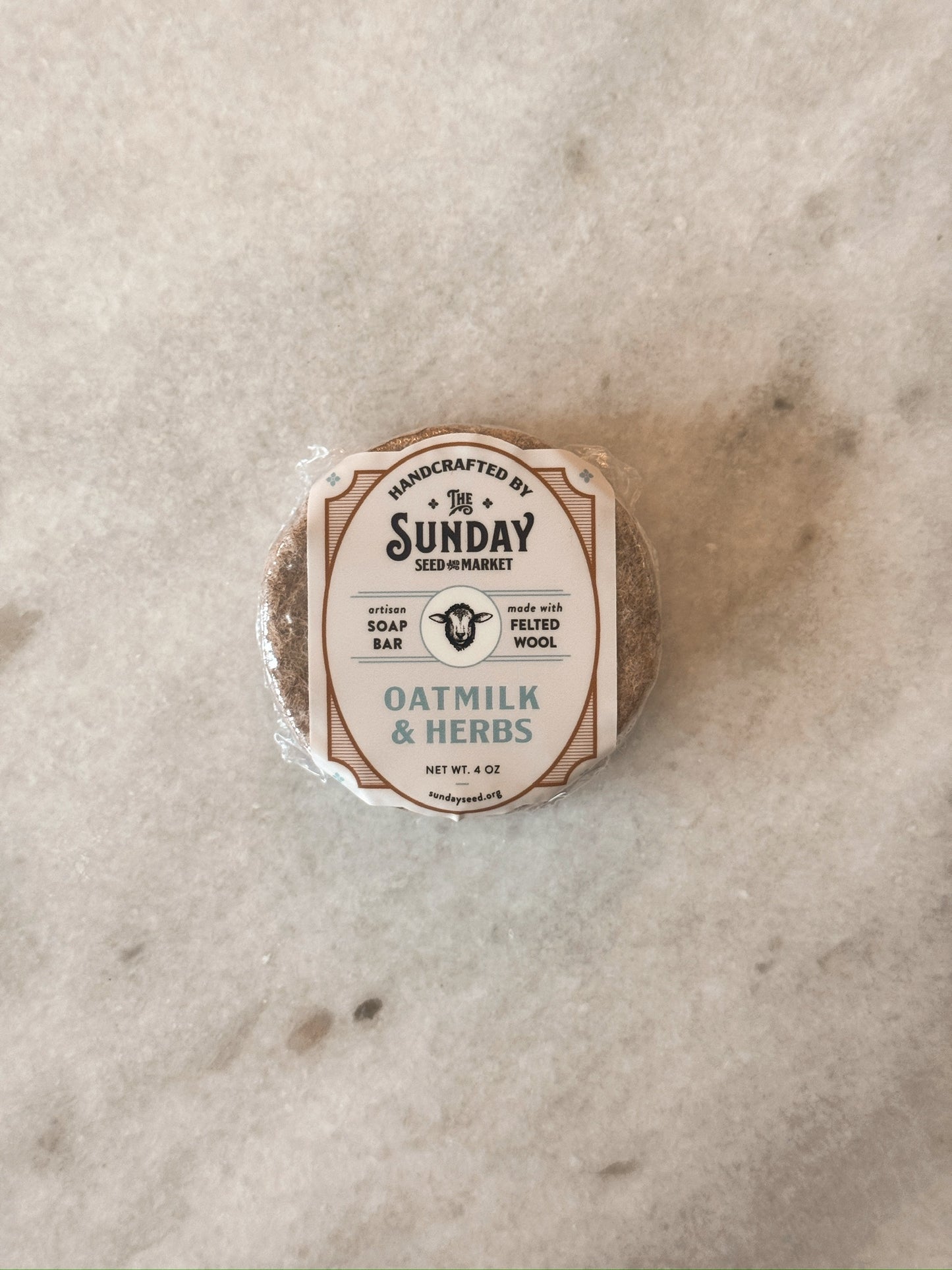 Goat's Milk Felted Soap Bar