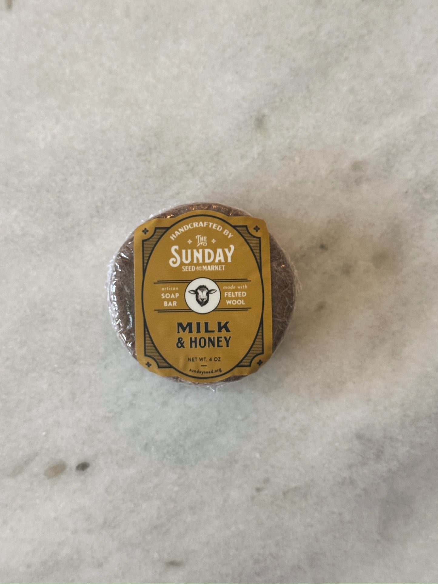 Goat's Milk Felted Soap Bar