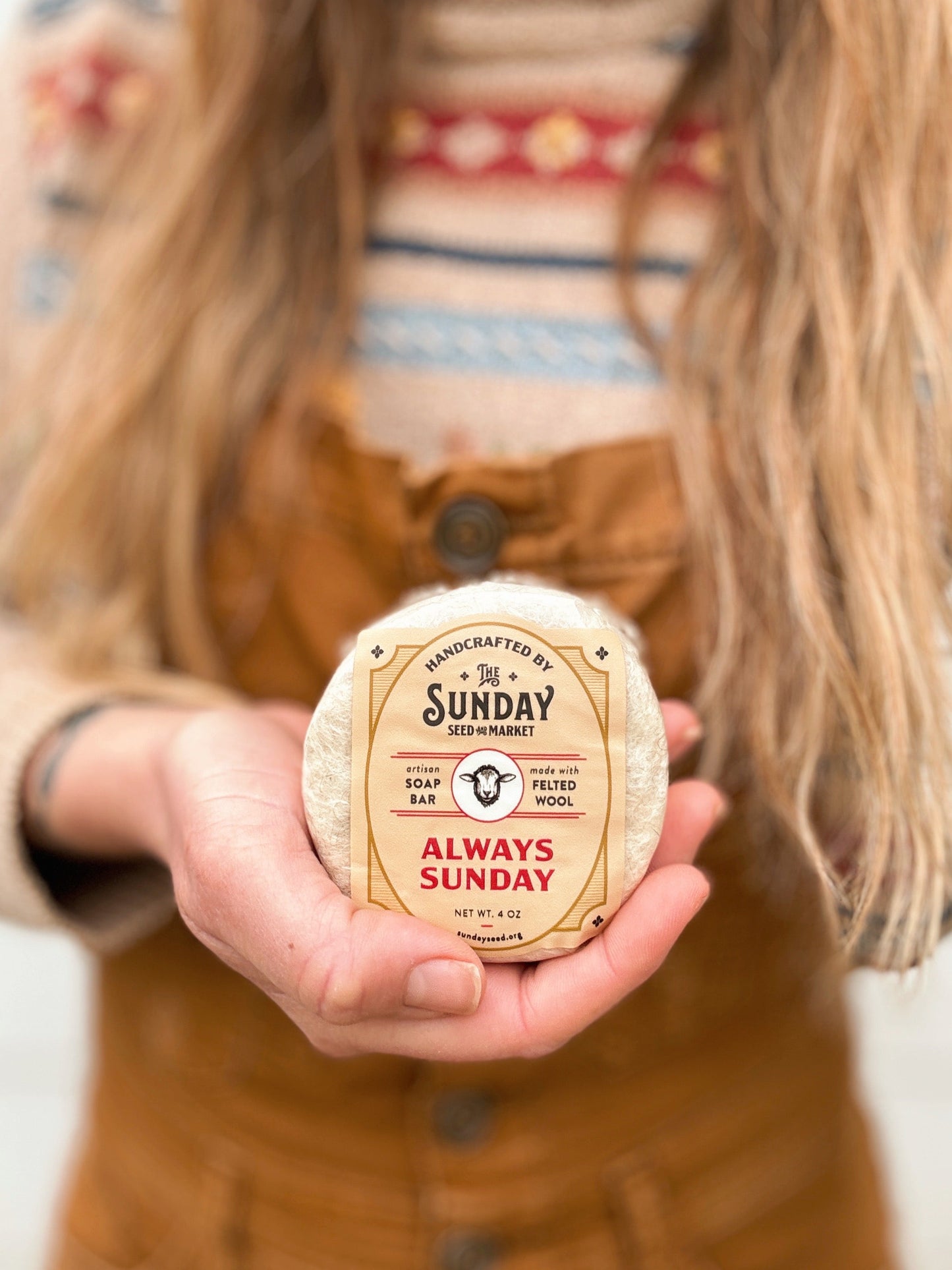 Goat's Milk Felted Soap Bar