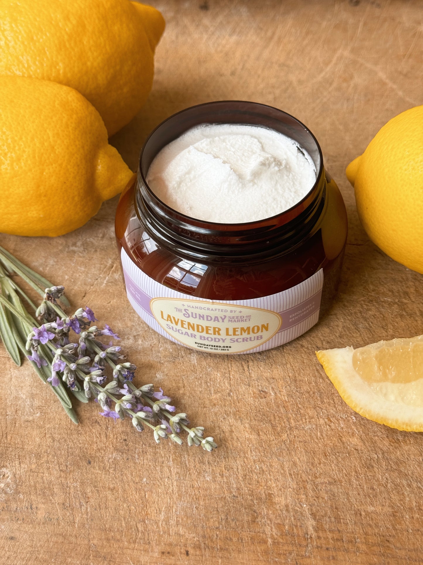 Lavender Lemon Sugar Body Scrub