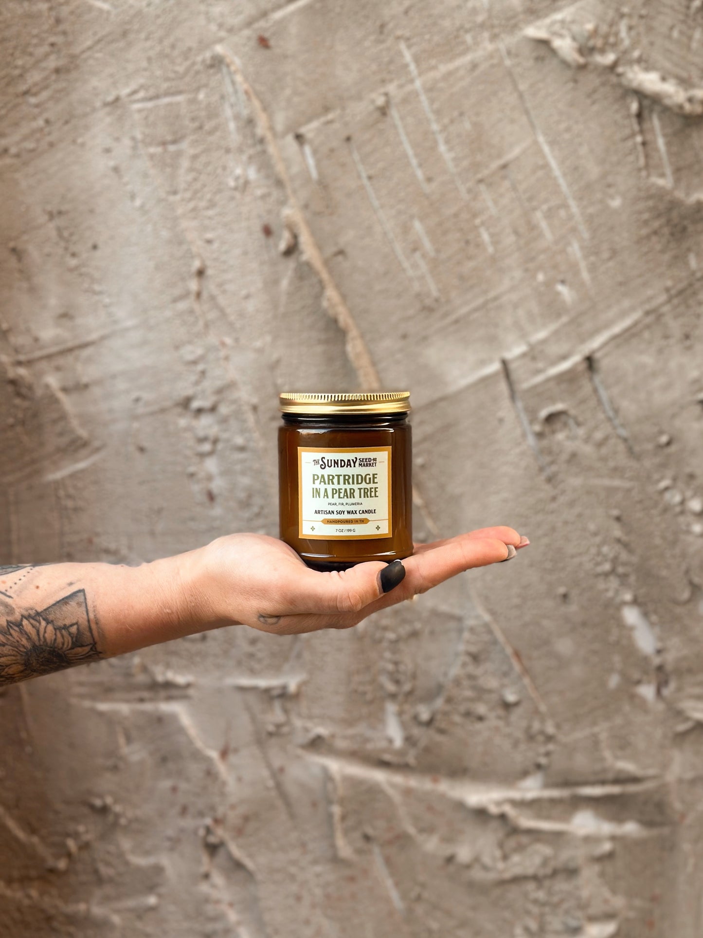 Partridge in a Pear Tree Candle