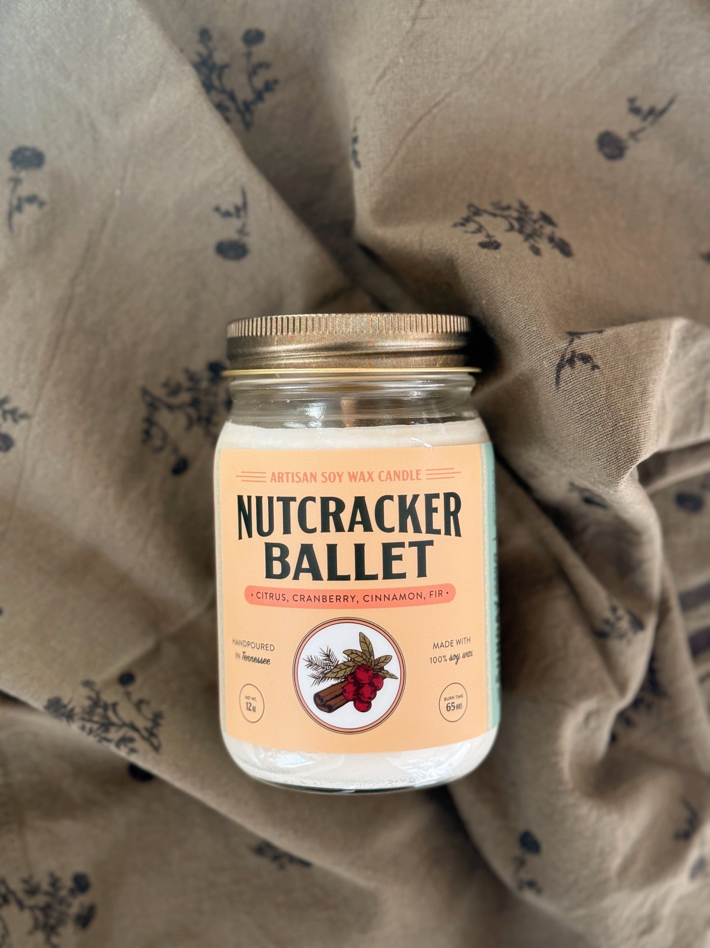 Nutcracker Ballet Large Candle