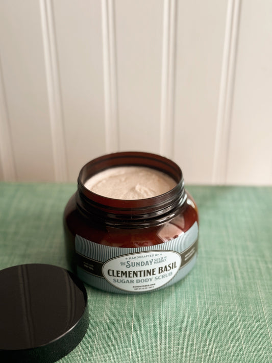 Clementine Basil Sugar Body Scrub