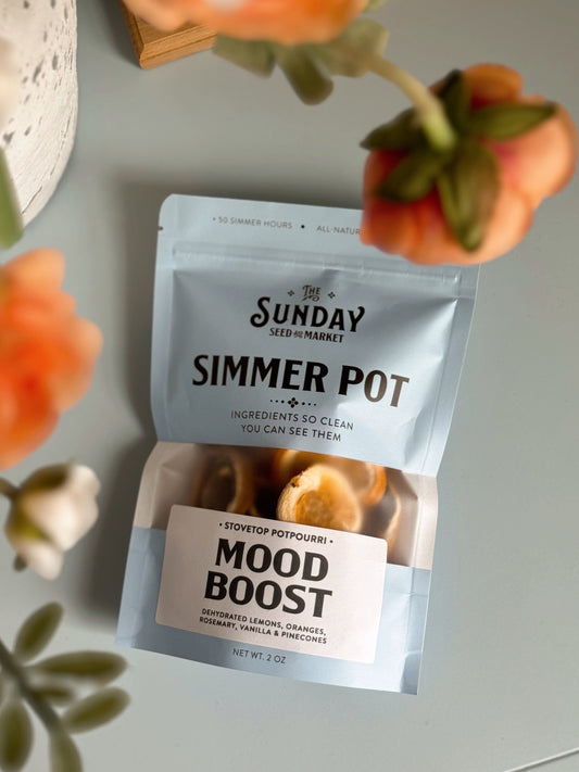 Mood Boost Simmer Pot | Lemon Orange Rosemary Vanilla