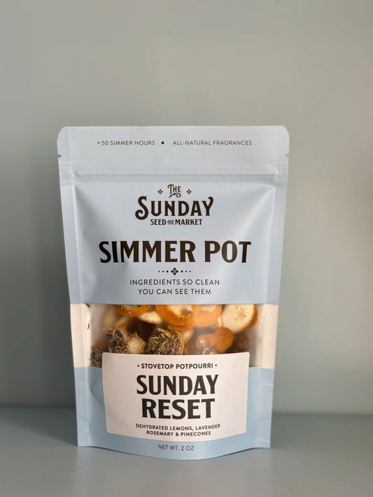 Sunday Reset Simmer Pot | Lemon Lavender Rosemary