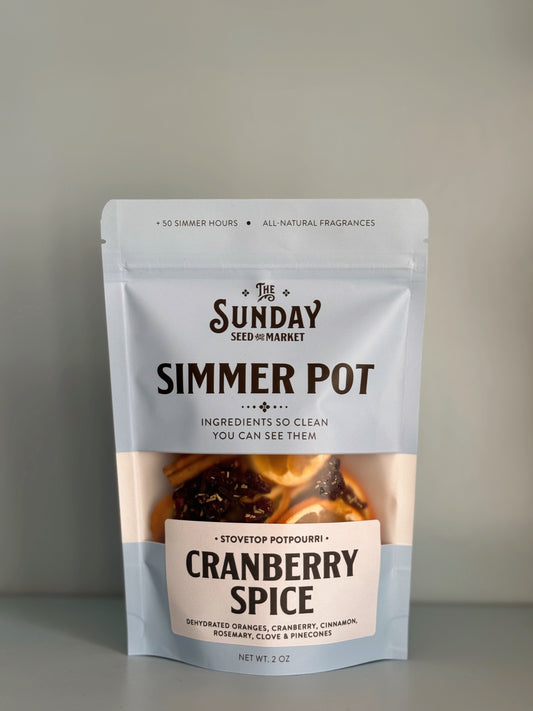 Cranberry Spice Simmer Pot | Cranberry Orange Cinnamon