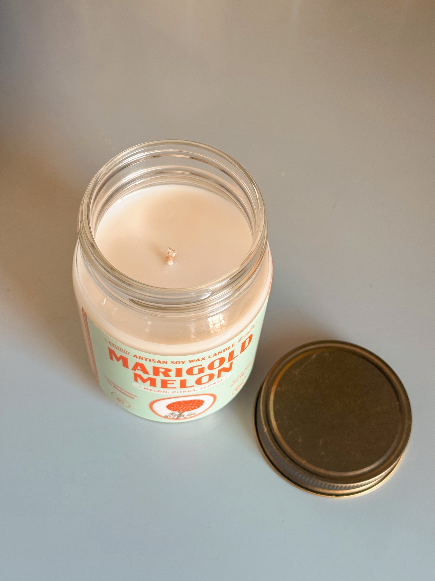 Marigold Melon Large Candle