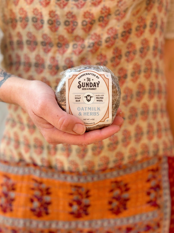 Goat's Milk Felted Soap Bar