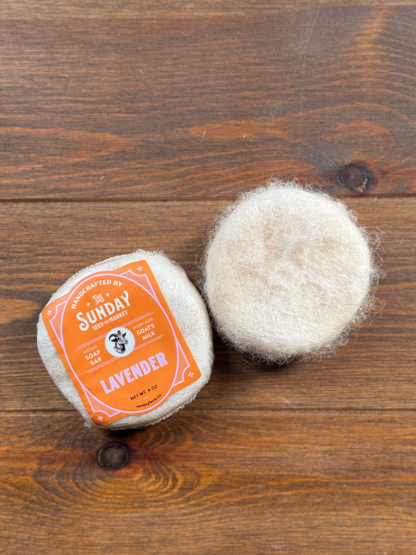 Goat's Milk Felted Soap Bar