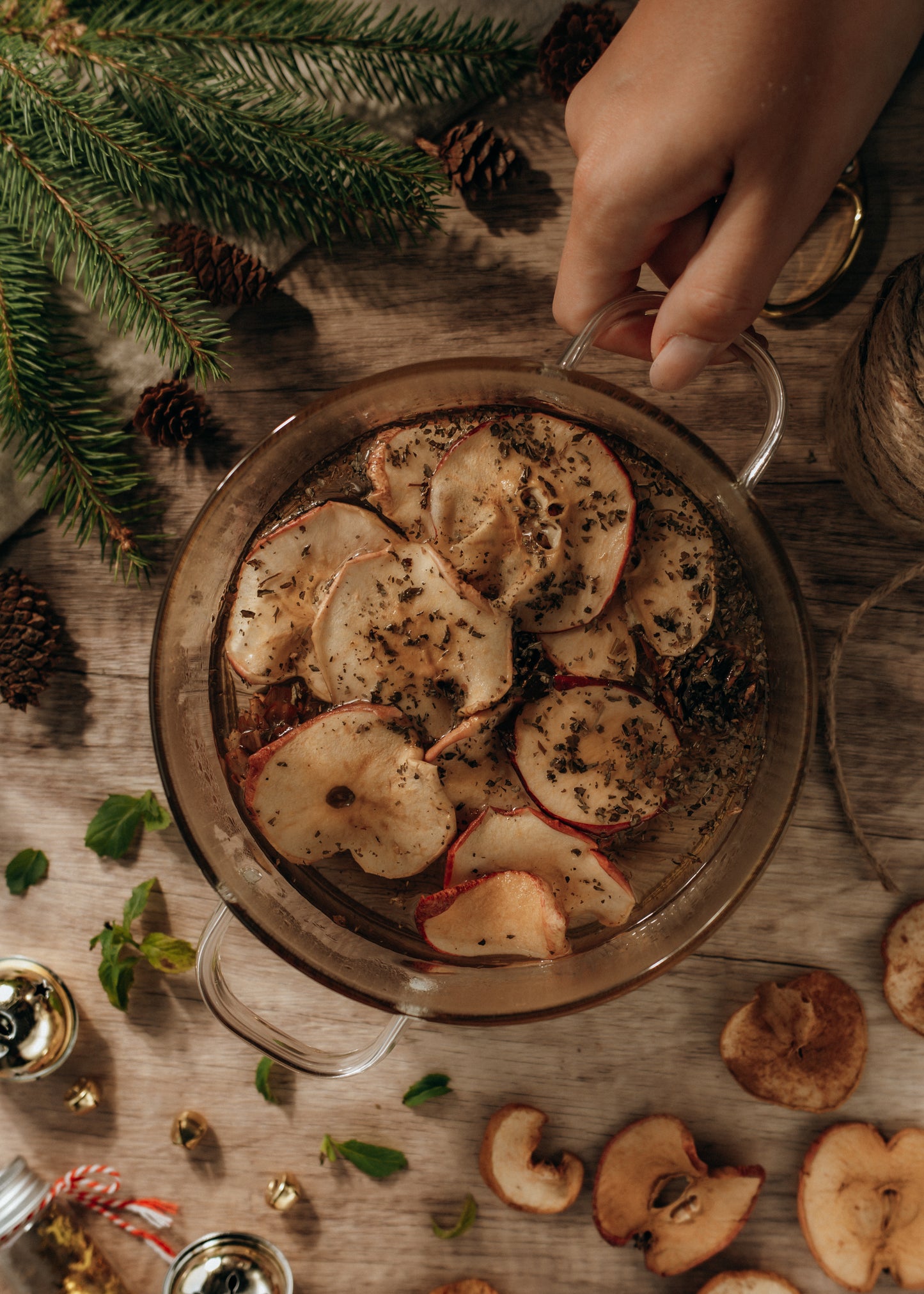 Peppermint Cocoa Simmer Pot  | Apple Vanilla Peppermint